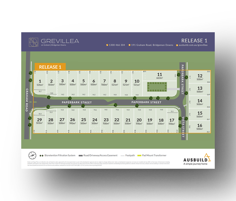 Grevillea on Graham Release 1 Map